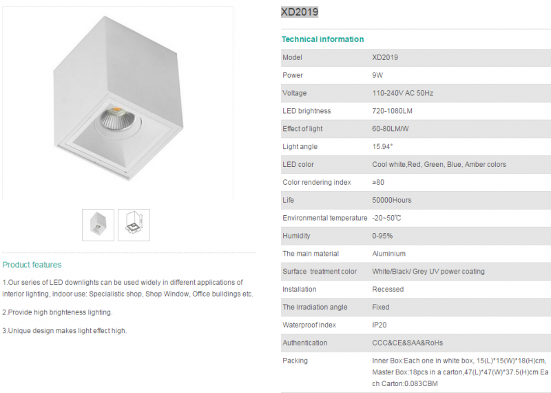 LED DownLighters