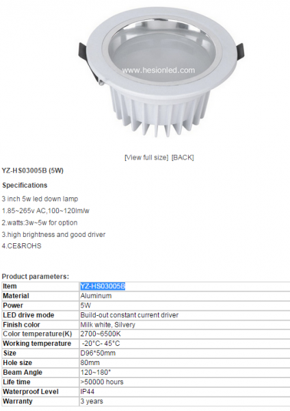 LED DownLighters