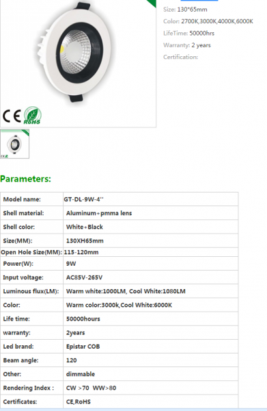 LED DownLighters