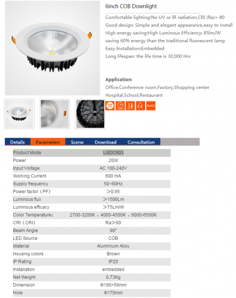 LED DownLighters