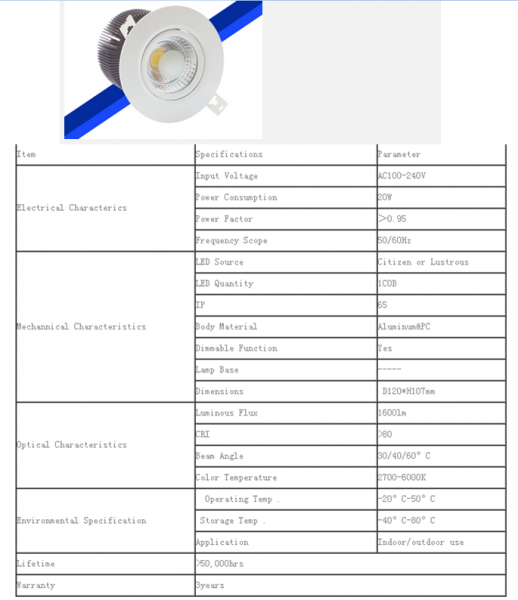 LED DownLighters