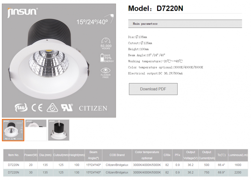 LED DownLighters