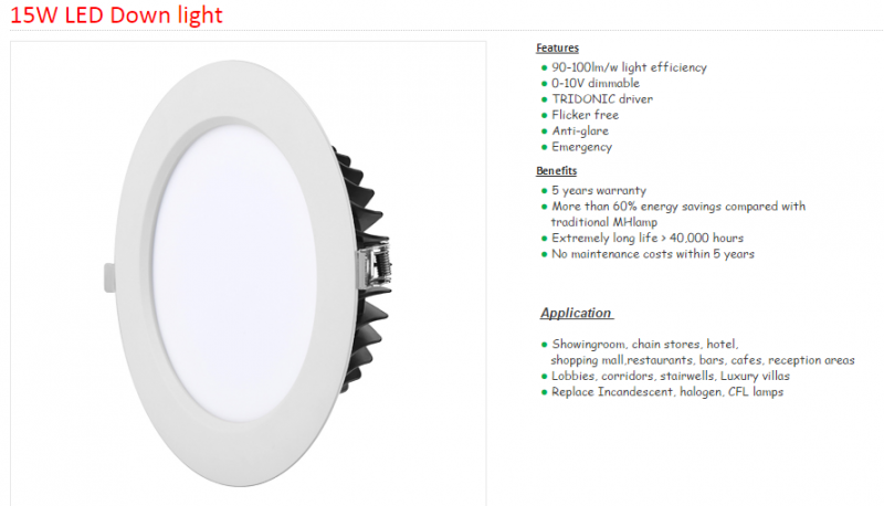 LED DownLighters