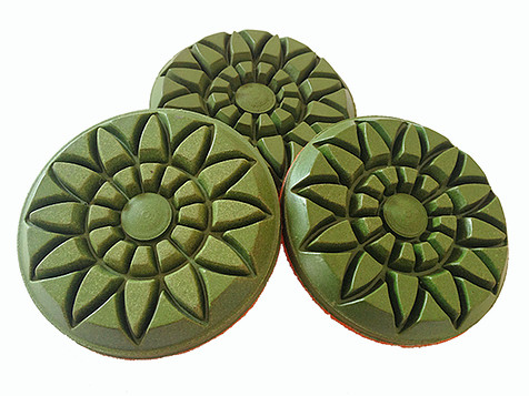 Diamond wet polishing pad