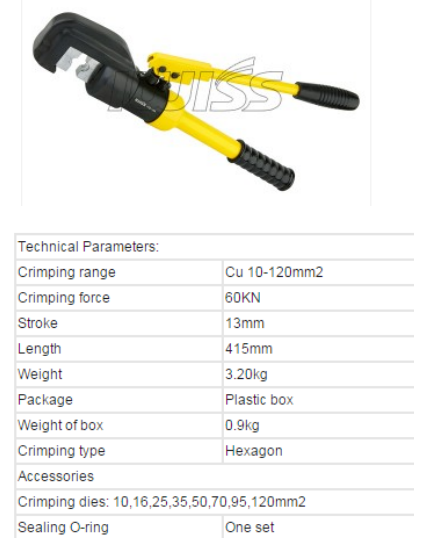 Hydraulic Crimping Tool