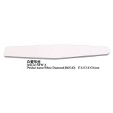 White diamond nail file