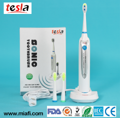 Acoustic electric toothbrush