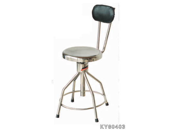 Stainless steel operation stool with backrest（KY-F18）