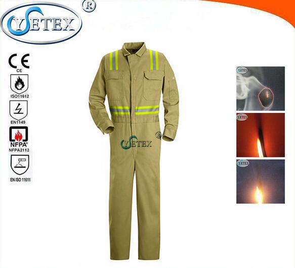 Anti fire cotton coverall